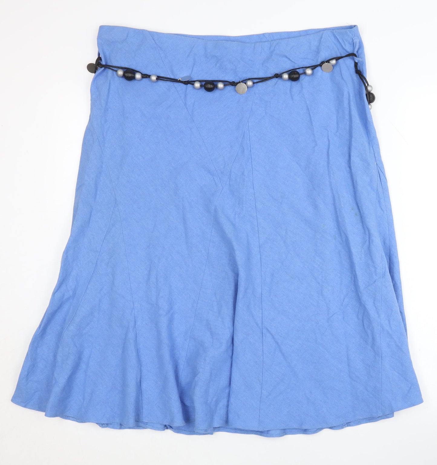 Stylish BHS Women’s Blue A-Line Skirt Size 18