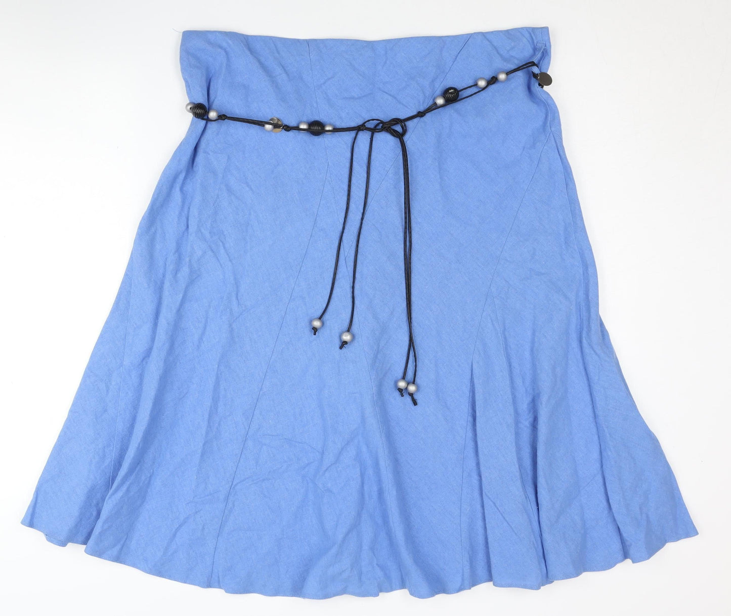 Stylish BHS Women’s Blue A-Line Skirt Size 18