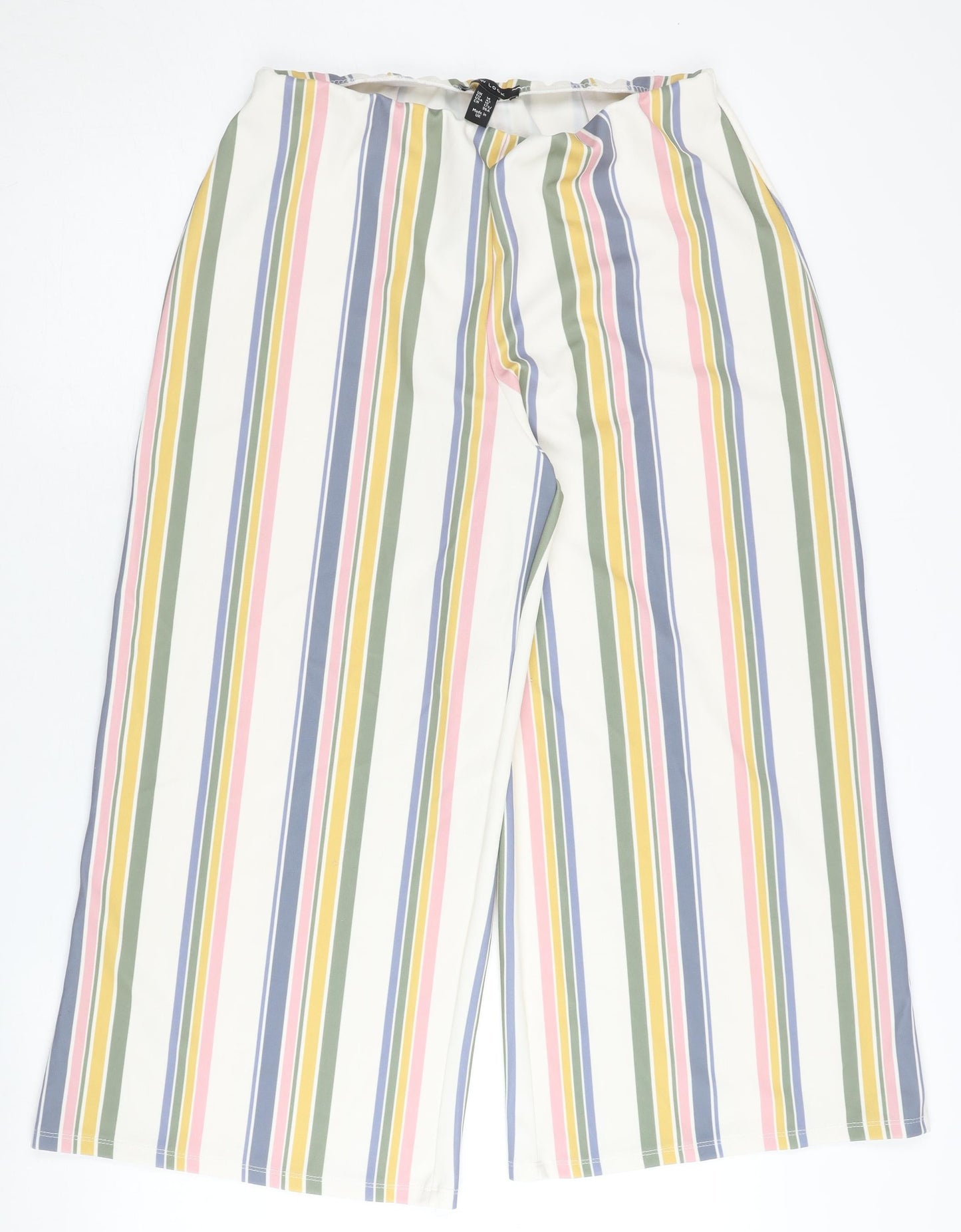 New Look Women's Multicoloured Striped Trousers