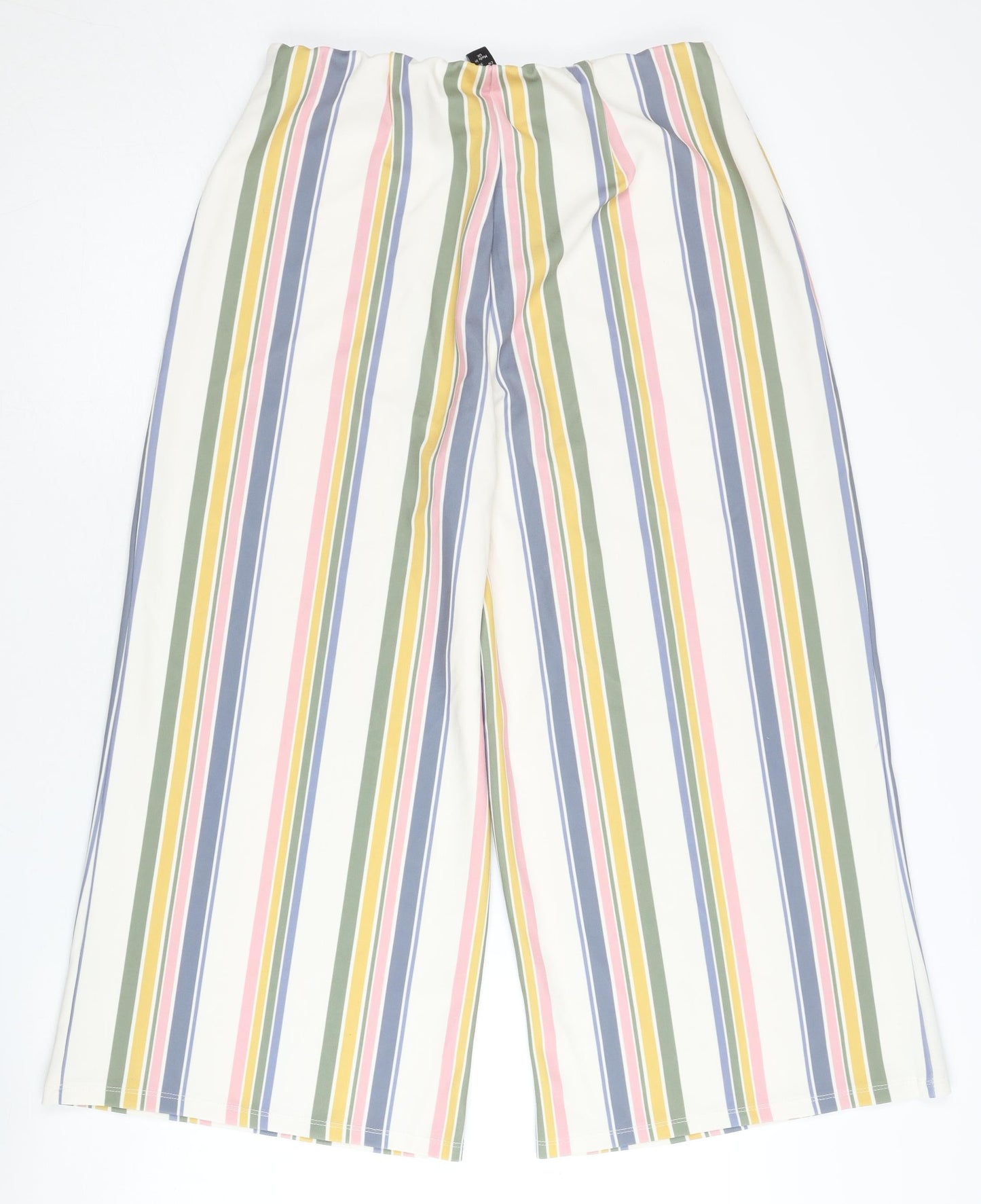 New Look Women's Multicoloured Striped Trousers