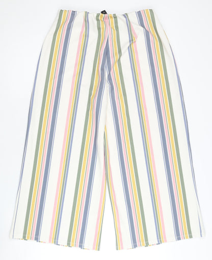 New Look Women's Multicoloured Striped Trousers