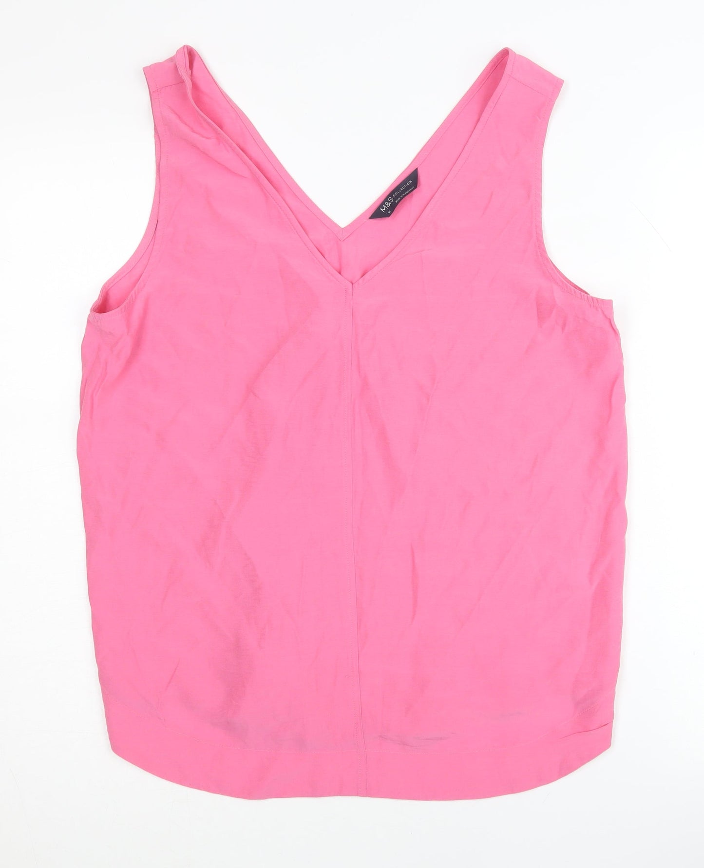 Womens UK Size 12 Marks and Spencer Pink  Tank