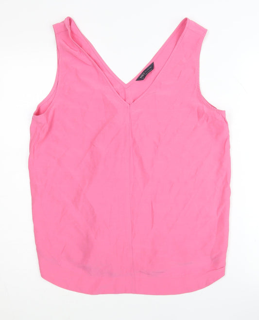 Womens UK Size 12 Marks and Spencer Pink  Tank