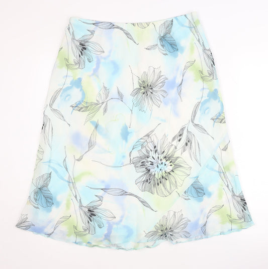 Berkertex Women's Multicoloured A-Line Skirt Size 16