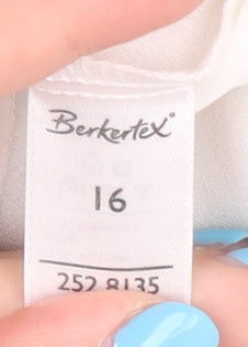 Berkertex Women's Multicoloured A-Line Skirt Size 16