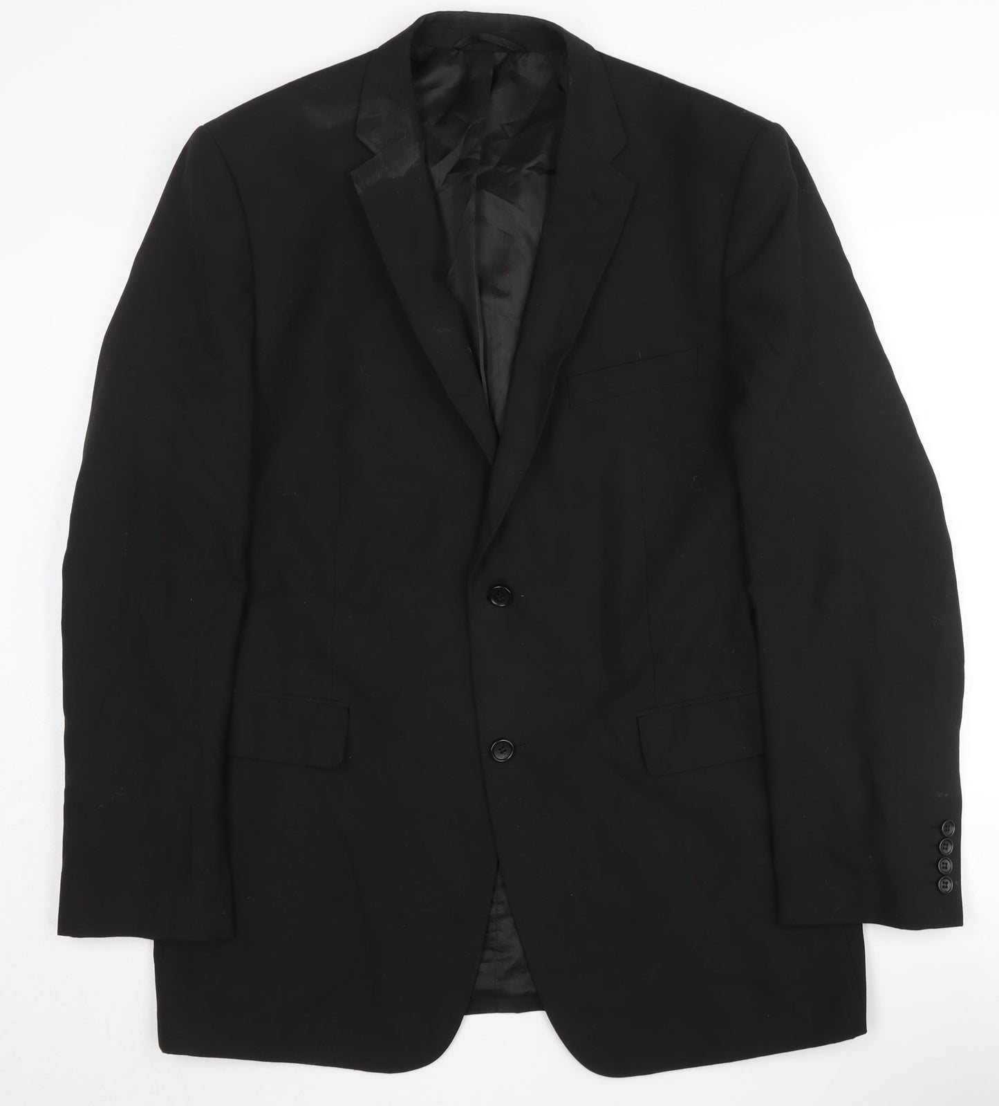 Mens UK Size 44 Burton Regular Black Suit Jacket