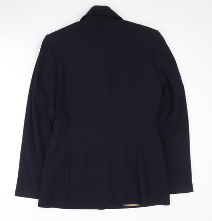 Next Women's Black Blazer Size 8, Regular Fit, Lined