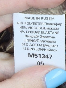 Next Women's Black Blazer Size 8, Regular Fit, Lined