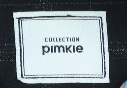 Pimkie Black Check Blazer Unisex M Formal Jacket
