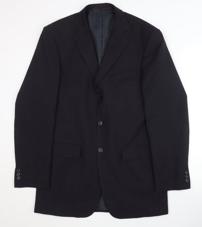 Marks and Spencer Men's Black 38 Long Blazer Jacket
