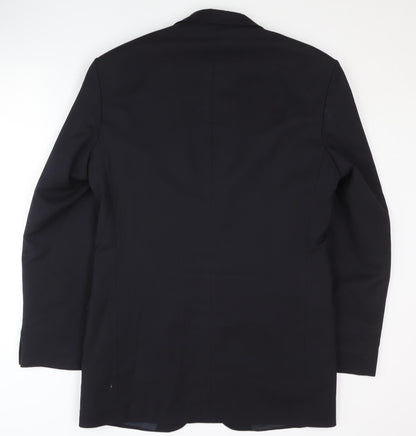 Marks and Spencer Men's Black 38 Long Blazer Jacket