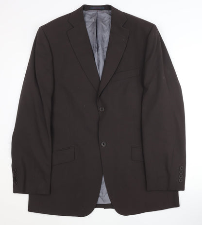 Ted Baker Men's Brown Wool Blazer, Size 40 R