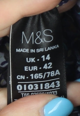 Marks and Spencer Women’s A-Line Midi Skirt, Size 14