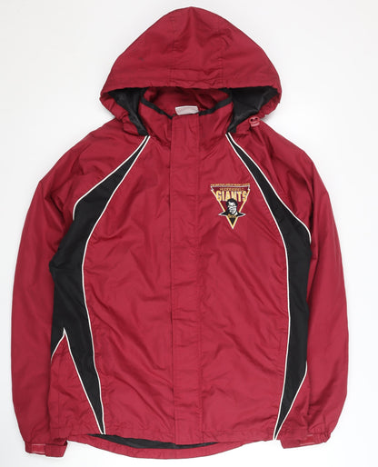 Mens UK Size S Huddersfield Giants Red Windbreaker Coat