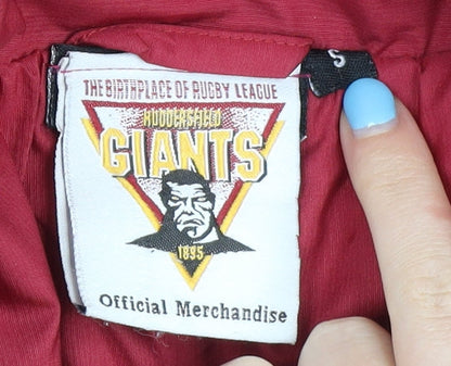 Mens UK Size S Huddersfield Giants Red Windbreaker Coat