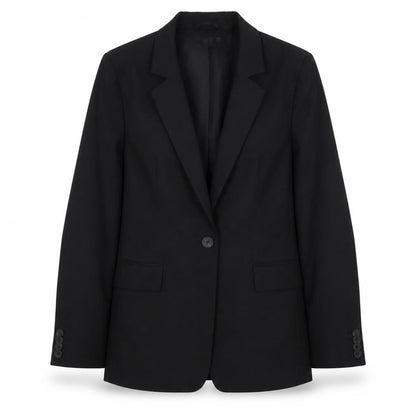 H&M Women's Black XS Blazer, Notch Lapel, Lined