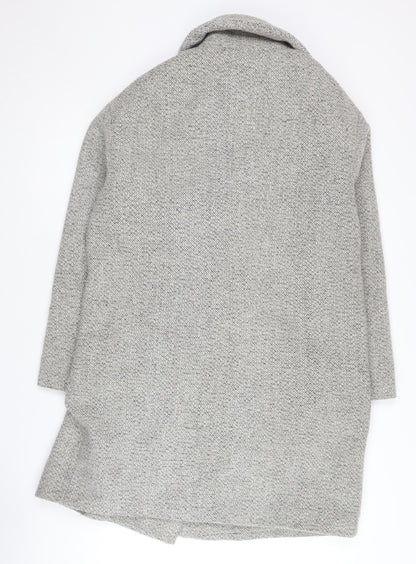 Womens UK Size XS Oasis Grey Pea Coat