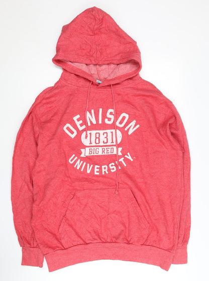 MV Sport Men's Red Pullover Hoodie University L