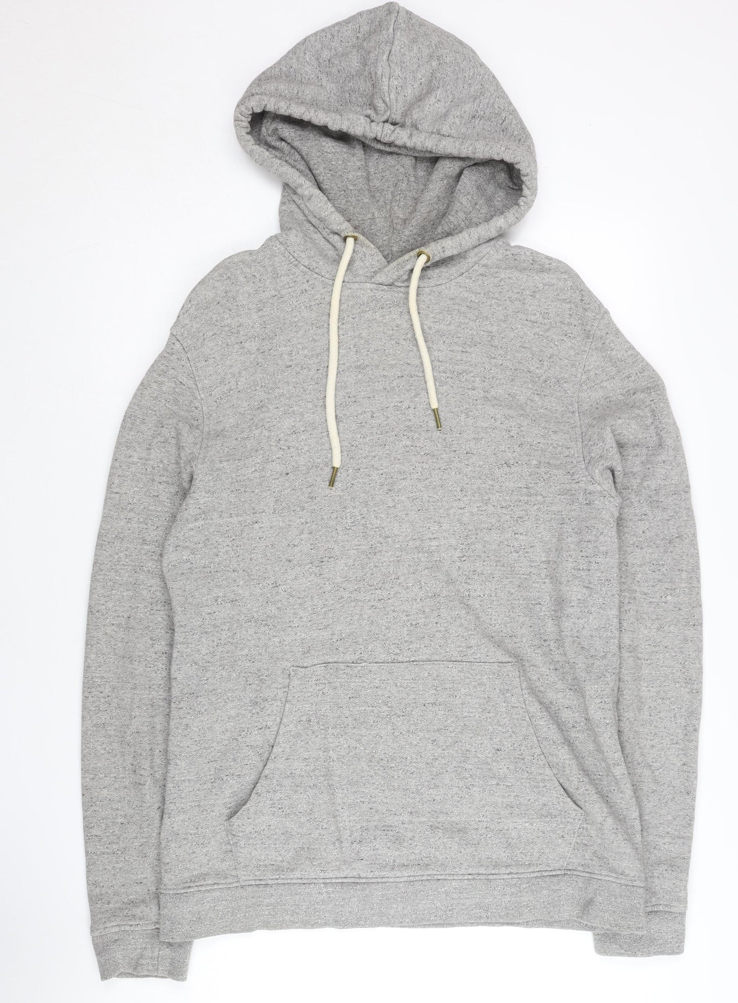 Topman Men's Grey Pullover Hoodie M Classic Fit