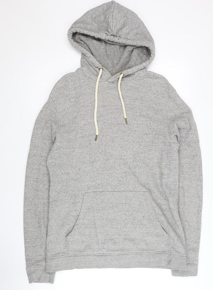 Topman Men's Grey Pullover Hoodie M Classic Fit