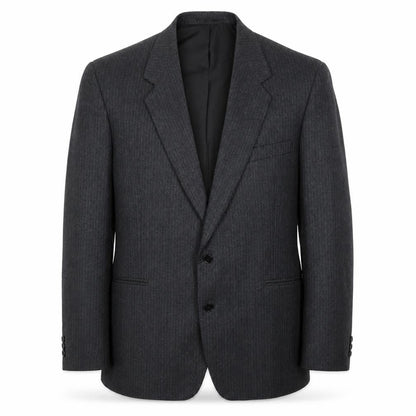 Sovrano Men's Grey Wool Blazer, 46, Classic Style