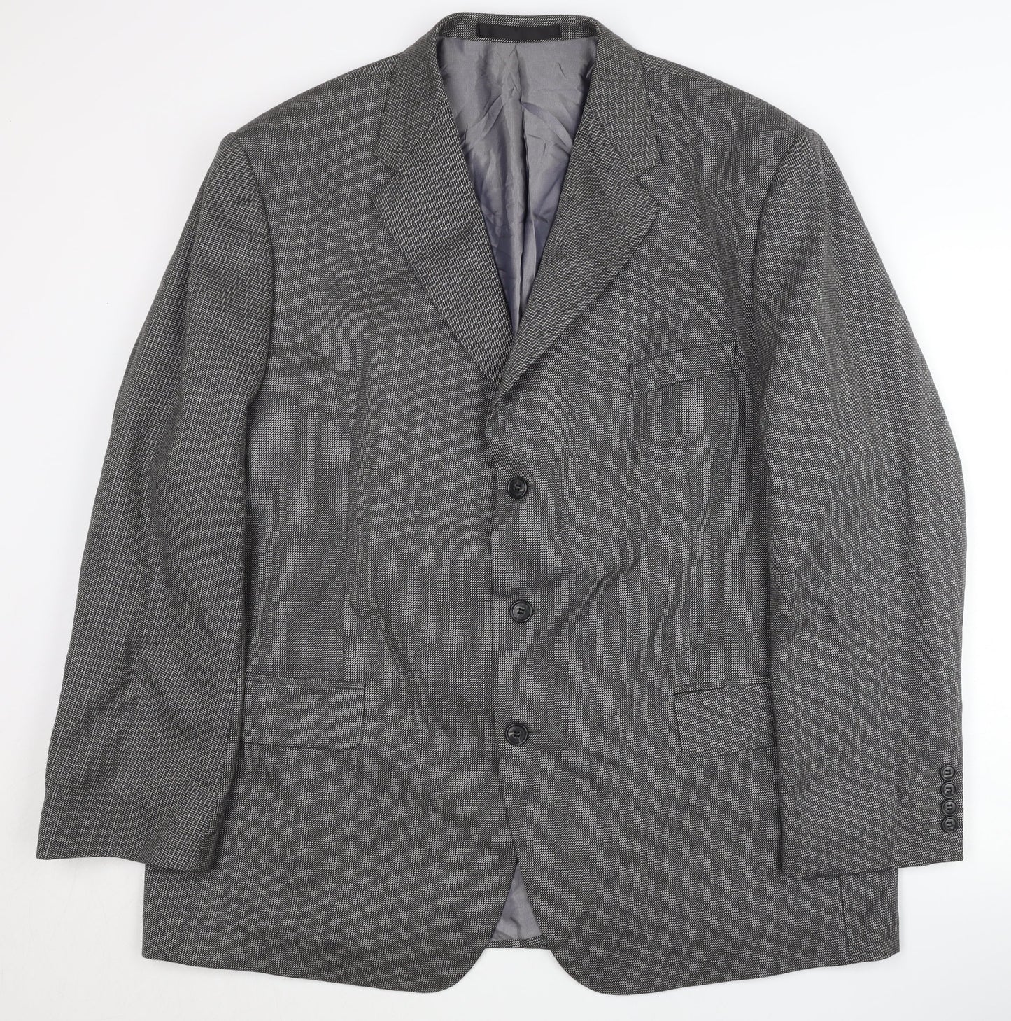 Mens UK Size 46 Marks and Spencer Regular Grey Suit Jacket