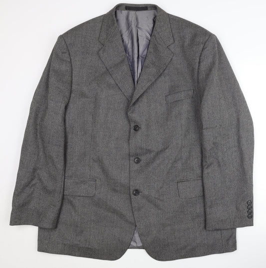 Mens UK Size 46 Marks and Spencer Regular Grey Suit Jacket