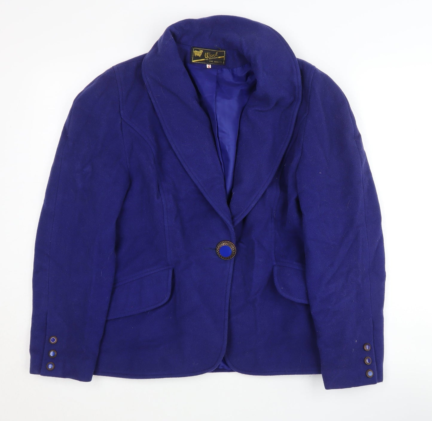 Womens UK Size 2 Unknown  Blue Blazer