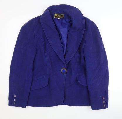 Womens UK Size 2 Unknown  Blue Blazer
