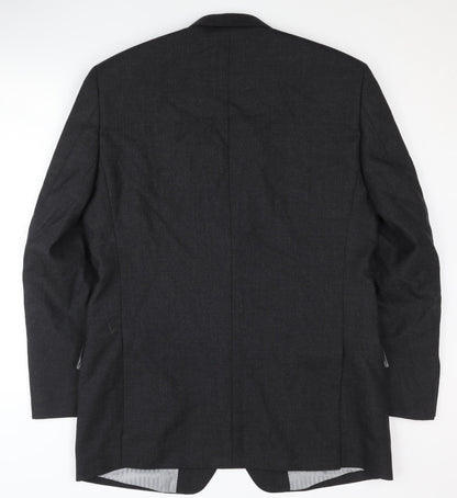 Savoy Taylors Guild Men's Grey Blazer 42 Regular Wool