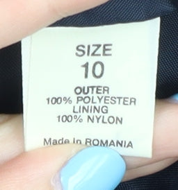 Debenhams Women's Black Blazer, Size 10, Regular Fit