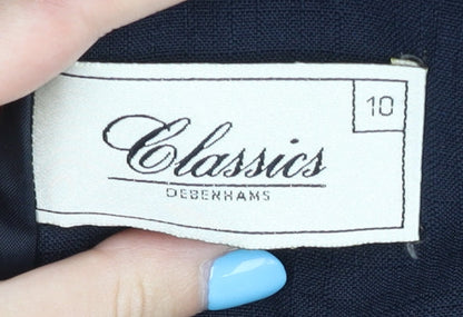Debenhams Women's Black Blazer, Size 10, Regular Fit