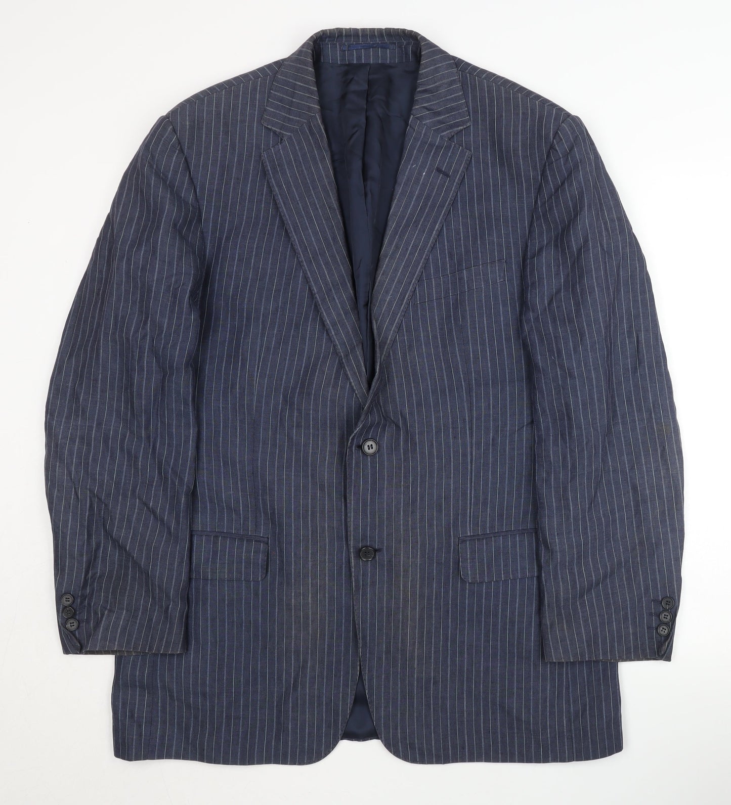 Mens UK Size 42 Jaeger Regular Blue Suit Jacket