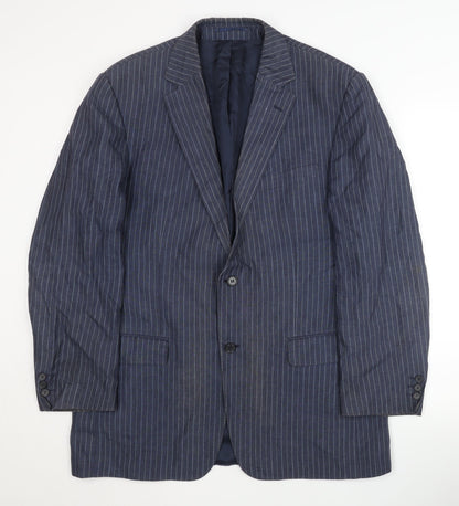 Mens UK Size 42 Jaeger Regular Blue Suit Jacket