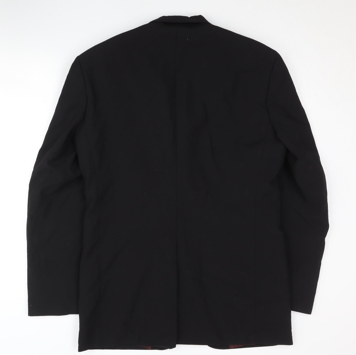 Contemporary Men's Black Suit Jacket 36R