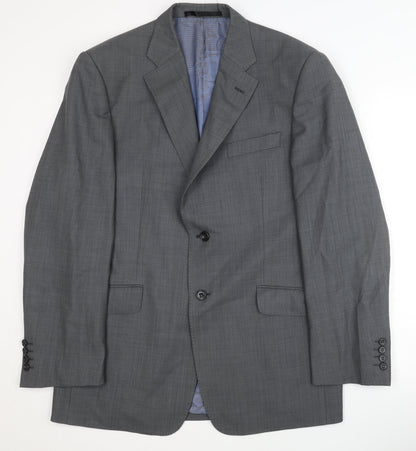 Mens UK Size 40 Marks and Spencer Regular Grey Suit Jacket