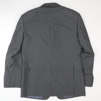 Mens UK Size 40 Marks and Spencer Regular Grey Suit Jacket