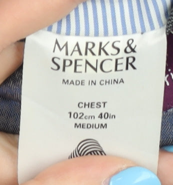 Mens UK Size 40 Marks and Spencer Regular Grey Suit Jacket