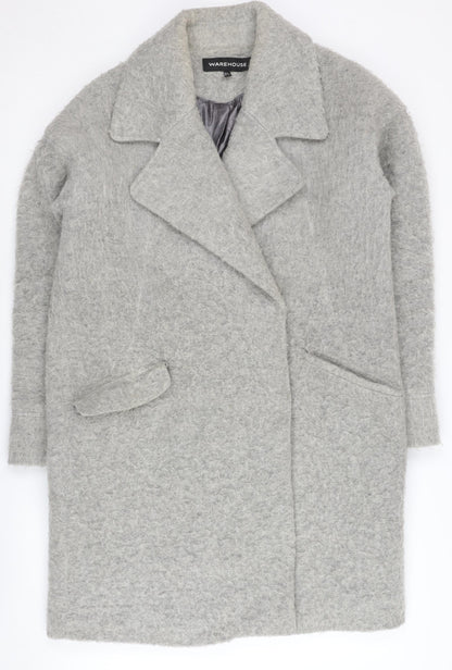 Womens UK Size 6 Warehouse Grey Basic Jacket