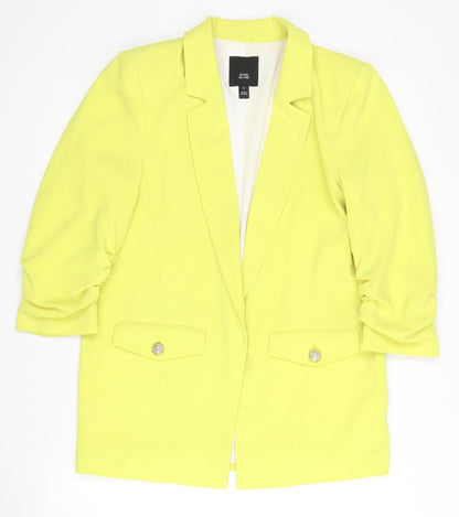 River Island Women’s Yellow Blazer Size 10 Suit Jacket