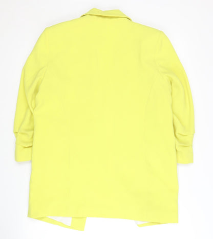 River Island Women’s Yellow Blazer Size 10 Suit Jacket