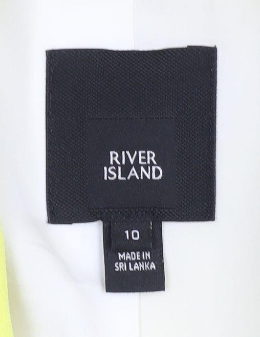 River Island Women’s Yellow Blazer Size 10 Suit Jacket