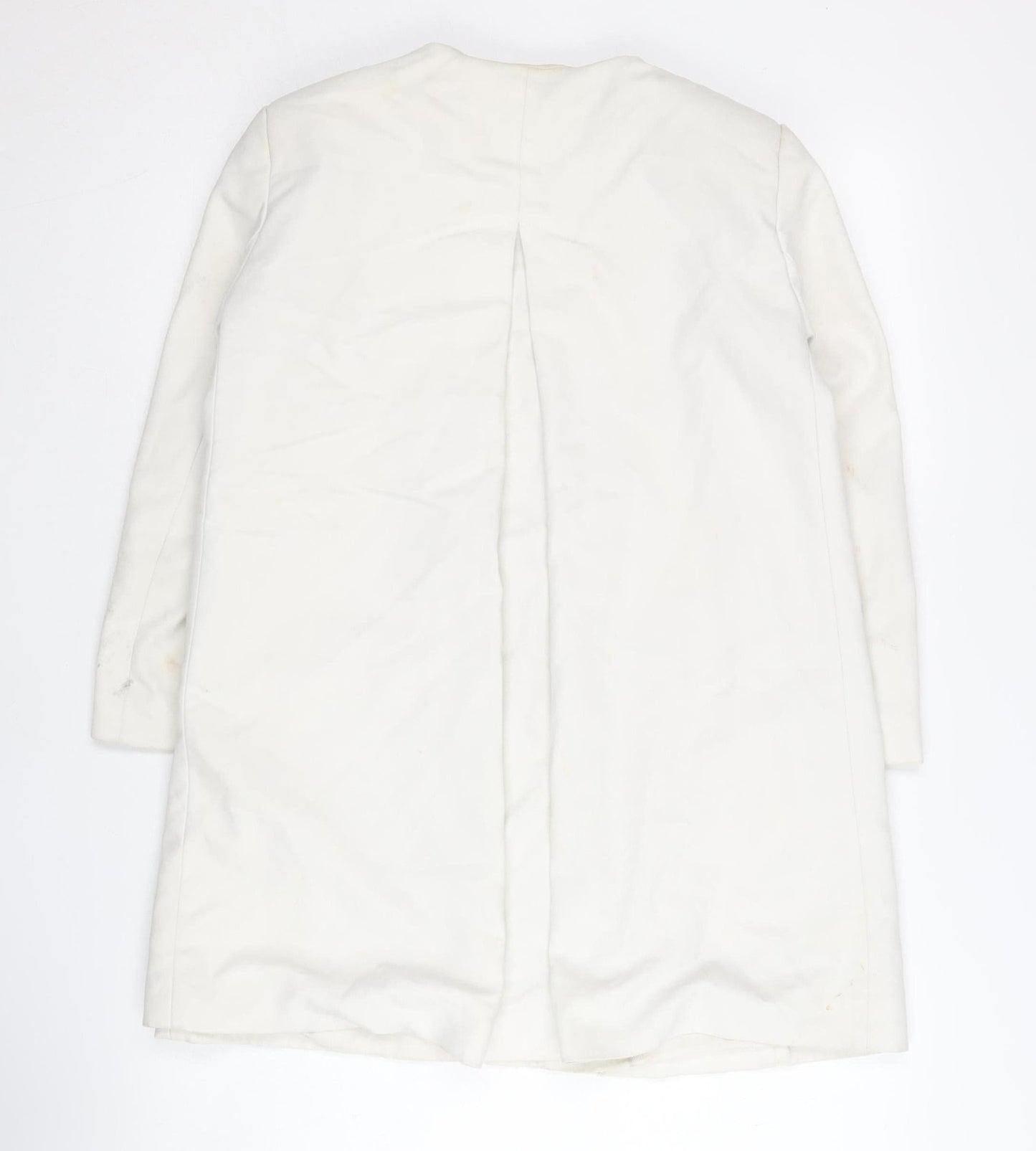 Womens UK Size S Zara White Basic Jacket