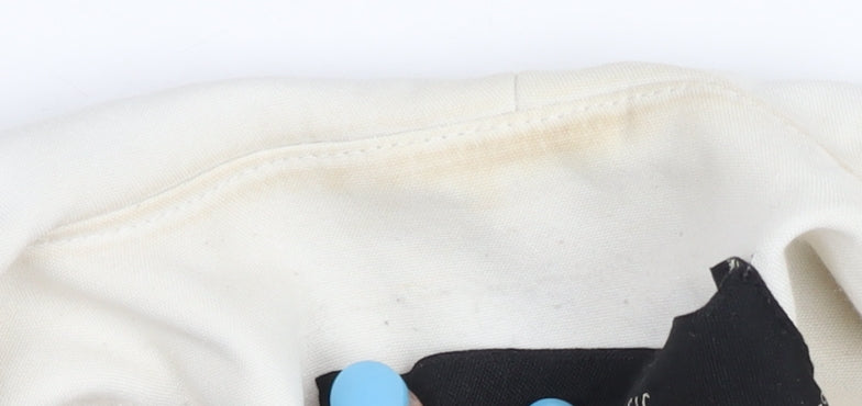 Womens UK Size S Zara White Basic Jacket