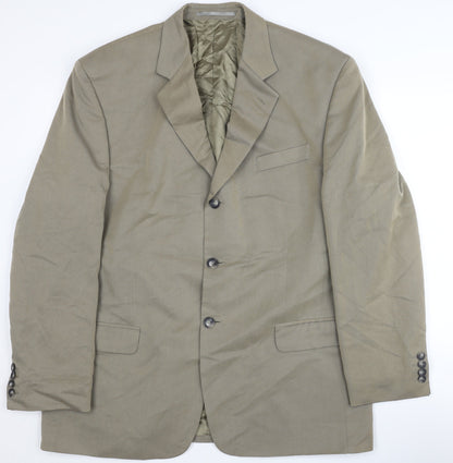 Mens UK Size 44 Pierre Cardin Regular Beige Suit Jacket