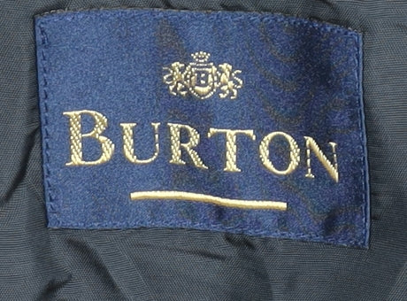 Burton Men's Black Blazer 38 Regular Formal Jacket