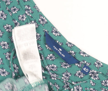 Womens UK Size 12 TOM TAILOR Green  Blouse