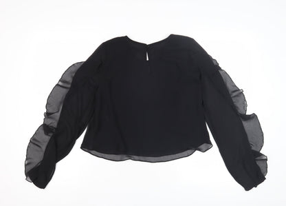 Womens UK Size S River Island Black  Blouse