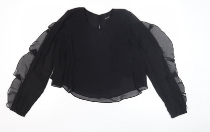 Womens UK Size S River Island Black  Blouse