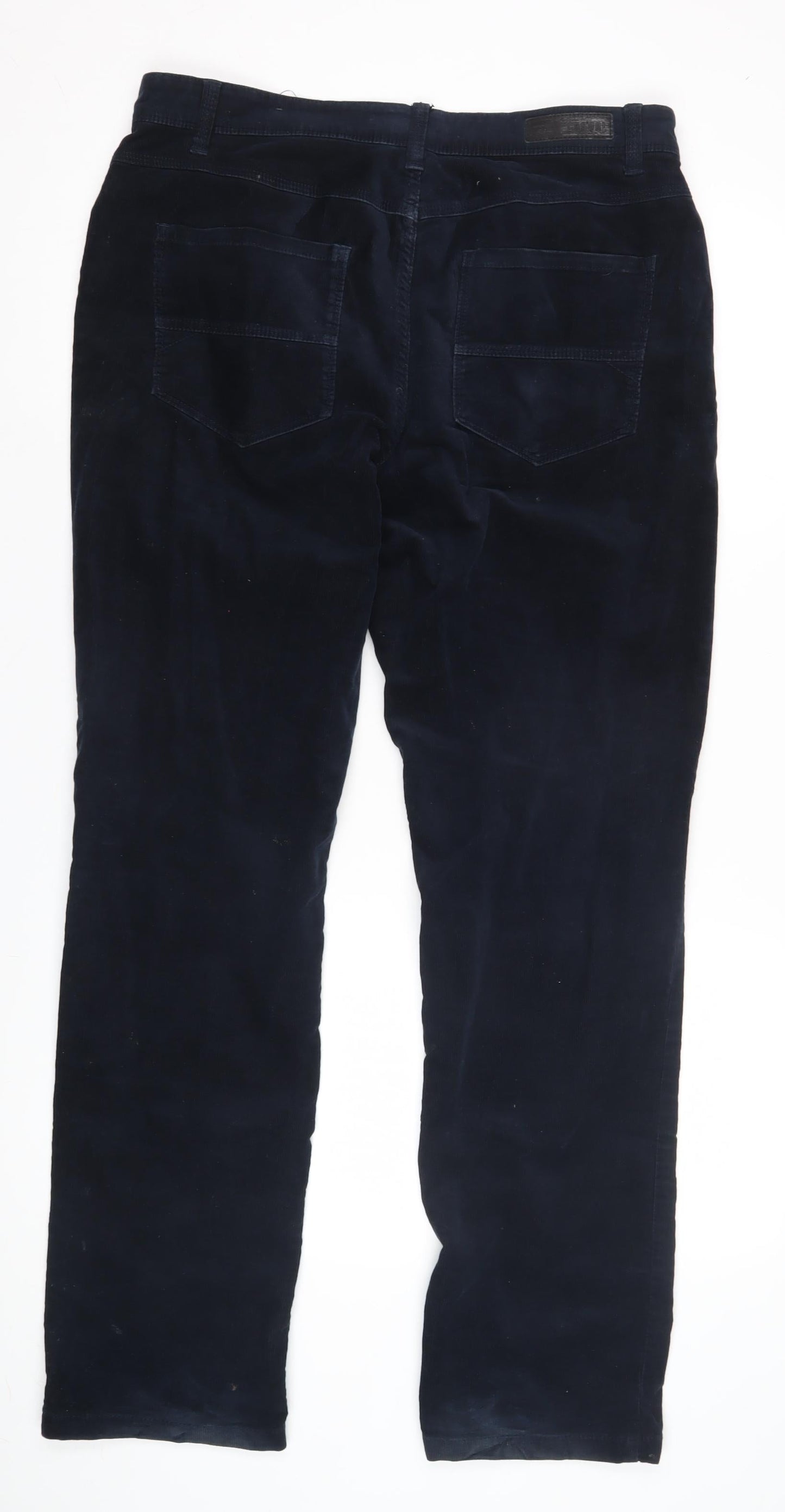 Mens UK Size M Charlie's Vogue Regular Fit Casual Blue Trousers